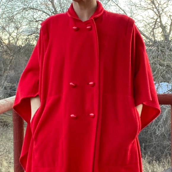Original Penguin Red Cape Jacket - Picture 7 of 14